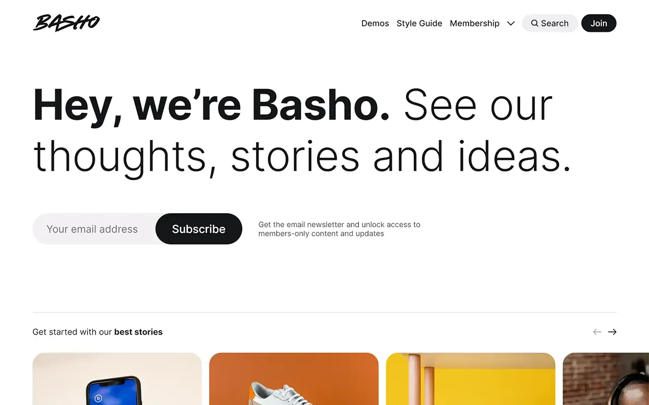 Basho Ghost Theme