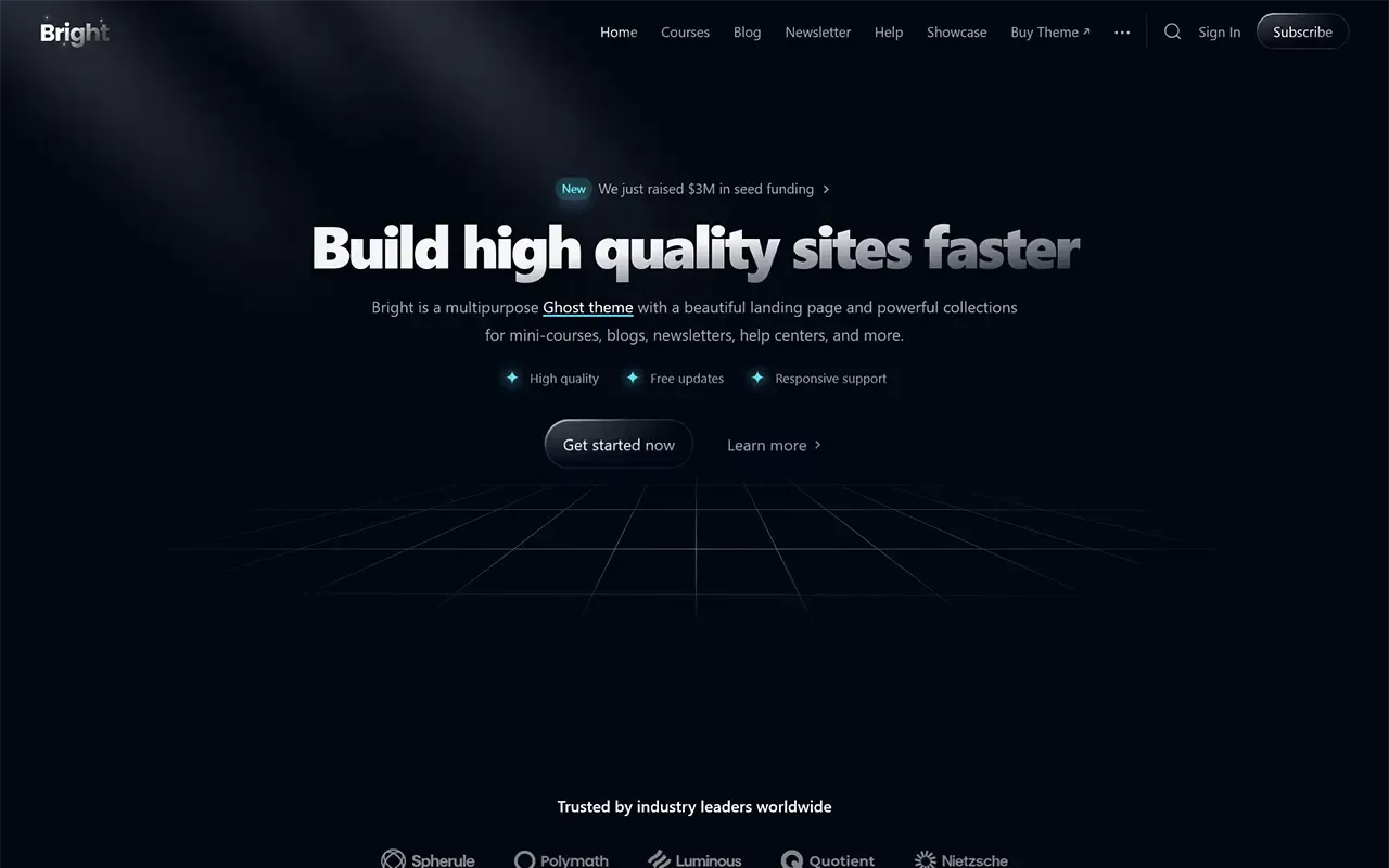 Bright Ghost Theme