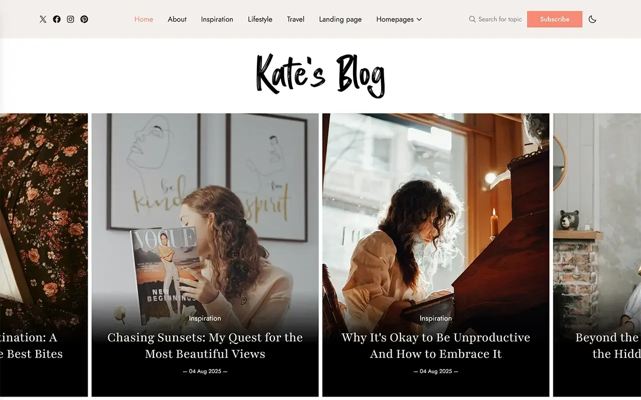 Kate Ghost Theme
