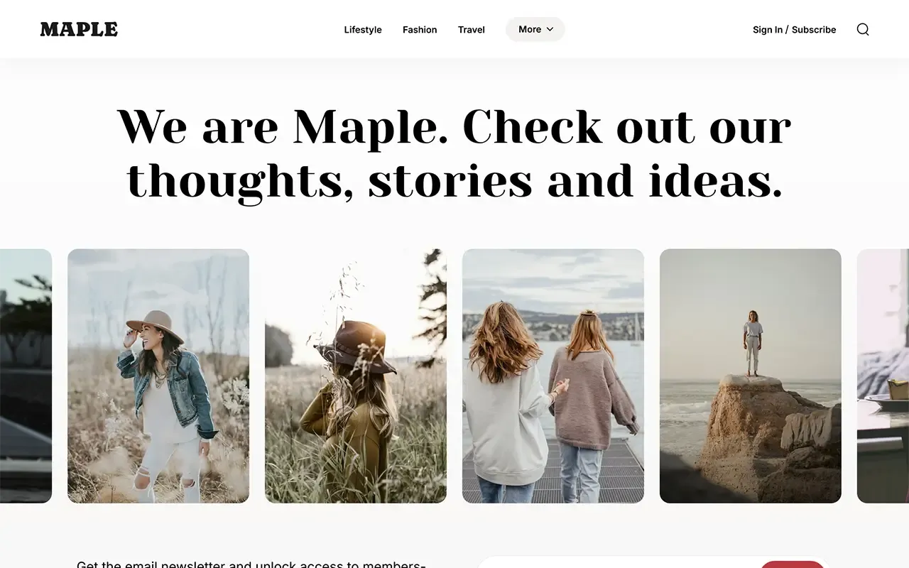 Maple Ghost Theme