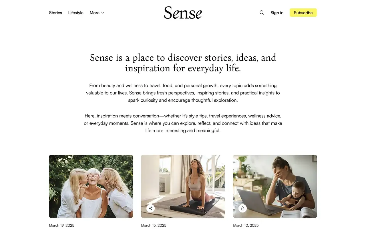 Sense Ghost Theme