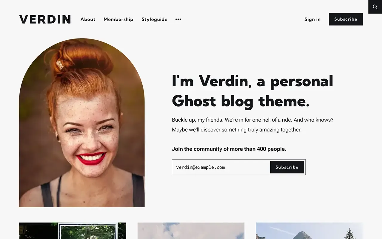 Verdin Ghost Theme